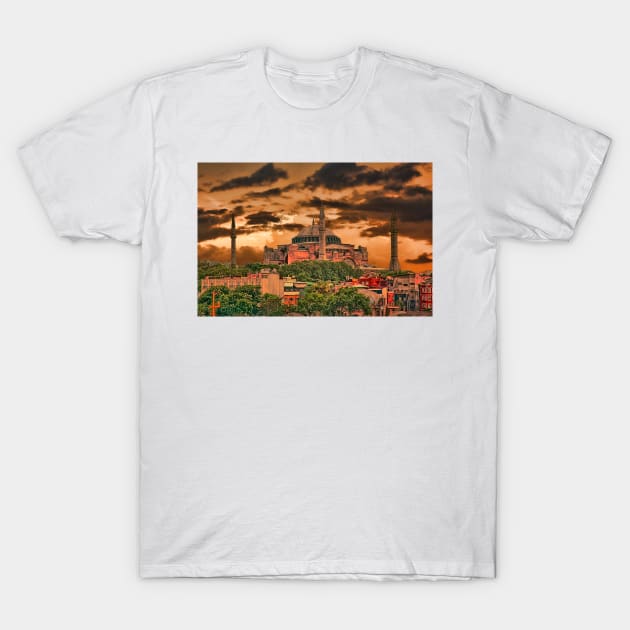 Turkey. Istanbul. Hagia Sophia. T-Shirt by vadim19